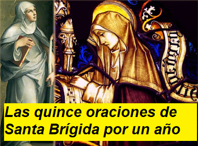 Las 15 oraciones de Santa Brigida